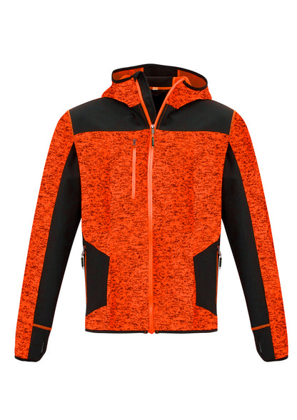 Syzmik Unisex Streetworx Reinforced Knit Hoodie - Fluoro Orange
