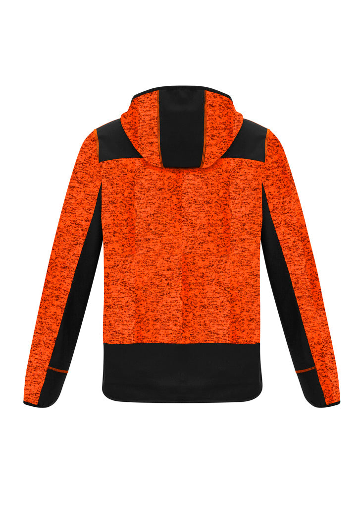 Syzmik Unisex Streetworx Reinforced Knit Hoodie - Fluoro Orange
