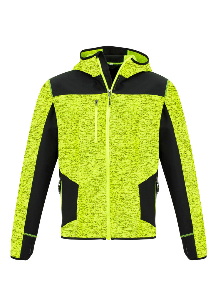 Syzmik Unisex Streetworx Reinforced Knit Hoodie - Fluoro Yellow
