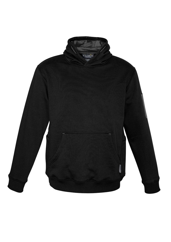 Syzmik Unisex Multi-Pocket Hoodie - Black/Charcoal