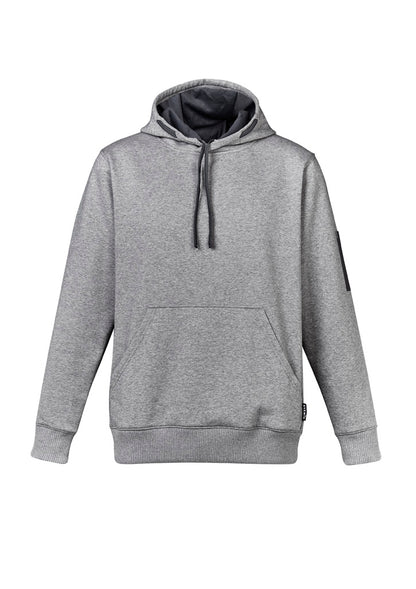 Syzmik Unisex Multi-Pocket Hoodie - Grey Marle/Charcoal