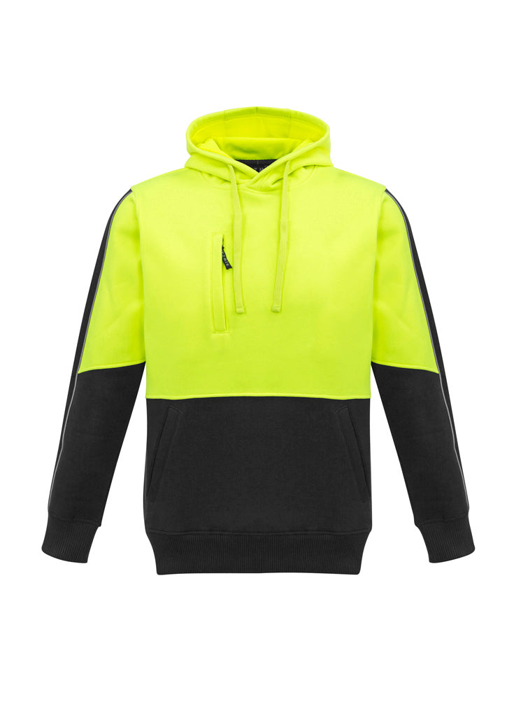 Syzmik Unisex Hi Vis Pullover Hoodie - Yellow/Black