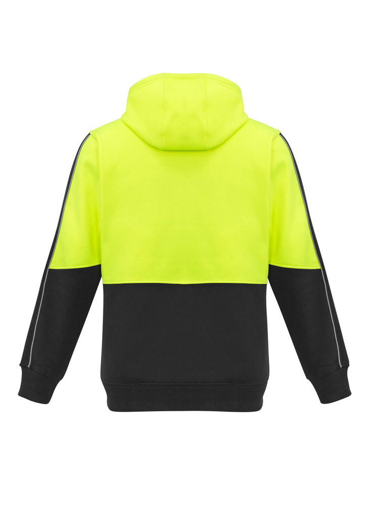 Syzmik Unisex Hi Vis Pullover Hoodie - Yellow/Black