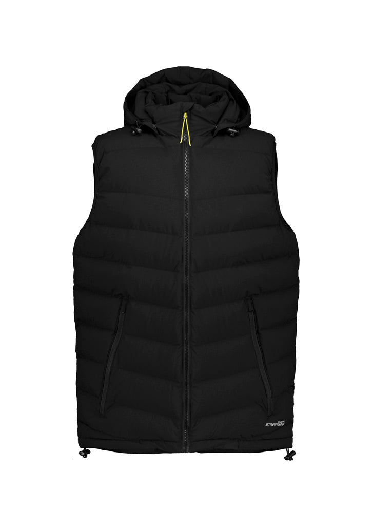 Unisex Streetworx Hooded Puffer Vest product front