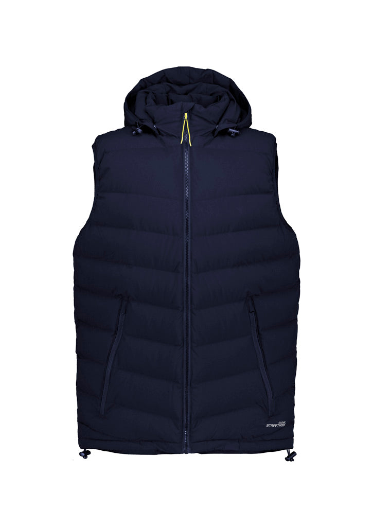 Unisex Streetworx Hooded Puffer Vest product front