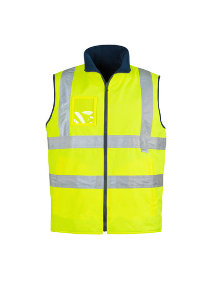 Syzmik Men's Hi Vis Lightweight Waterproof Vest - Yellow