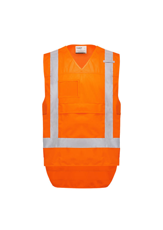 Syzmik Unisex Hi Vis NSW Rail Vest - Orange
