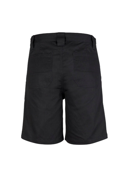 Syzmik Men's Plain Utility Short - Black