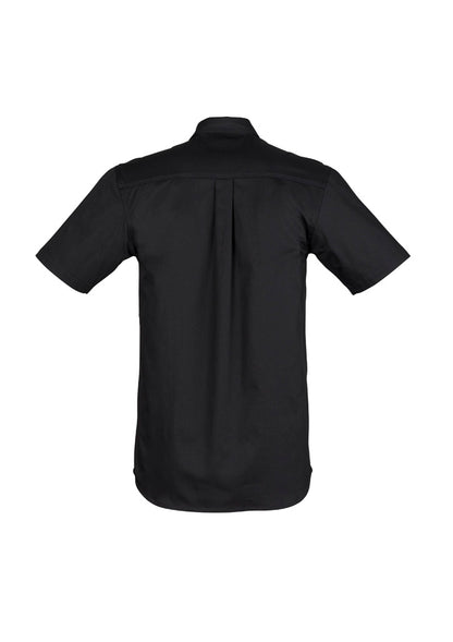 Syzmik Men's Lightweight Tradie Short Sleeve Shirt - Black