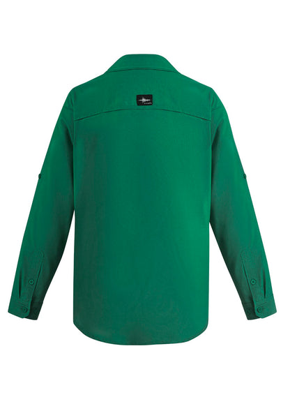 Syzmik Men's Outdoor Long Sleeve Shirt - Green