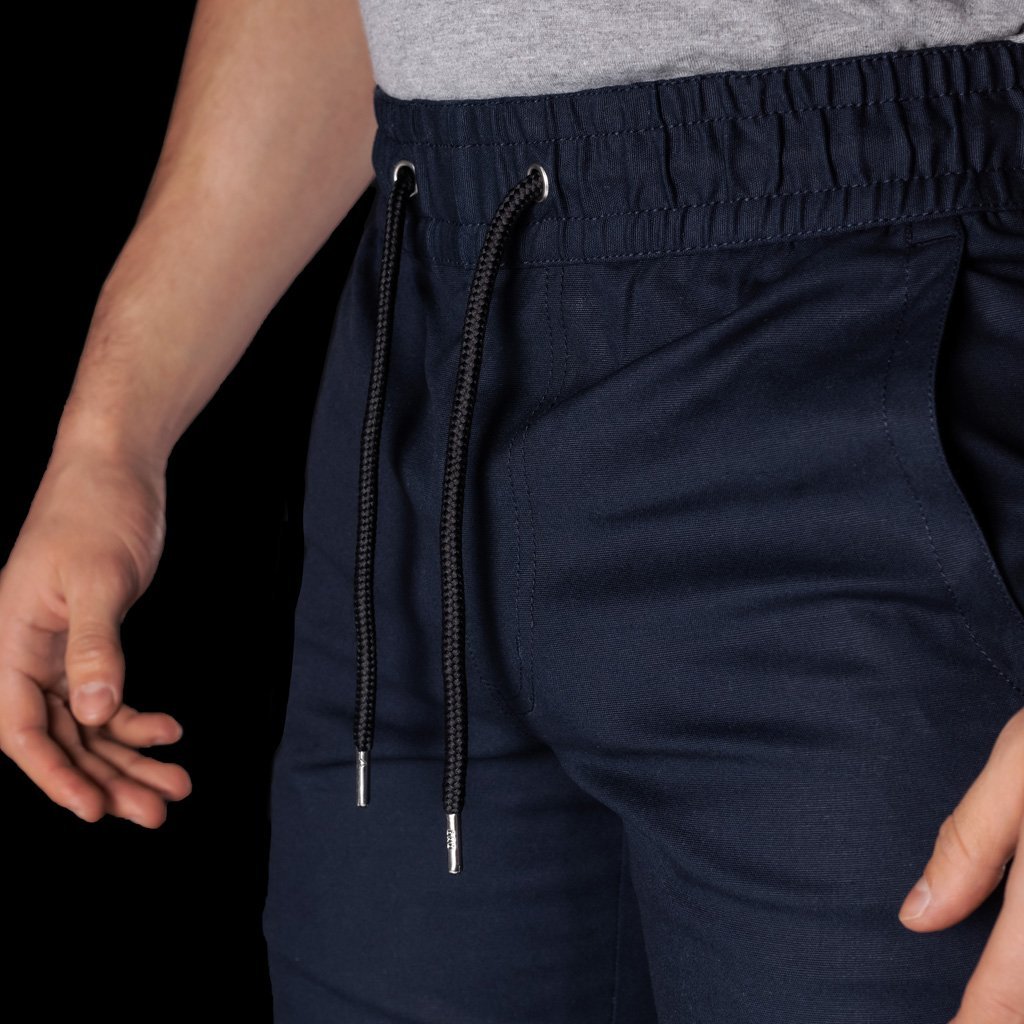 BAD 247™ SLIM FIT CUFFED ELASTIC WAIST CHINO WORK PANTS