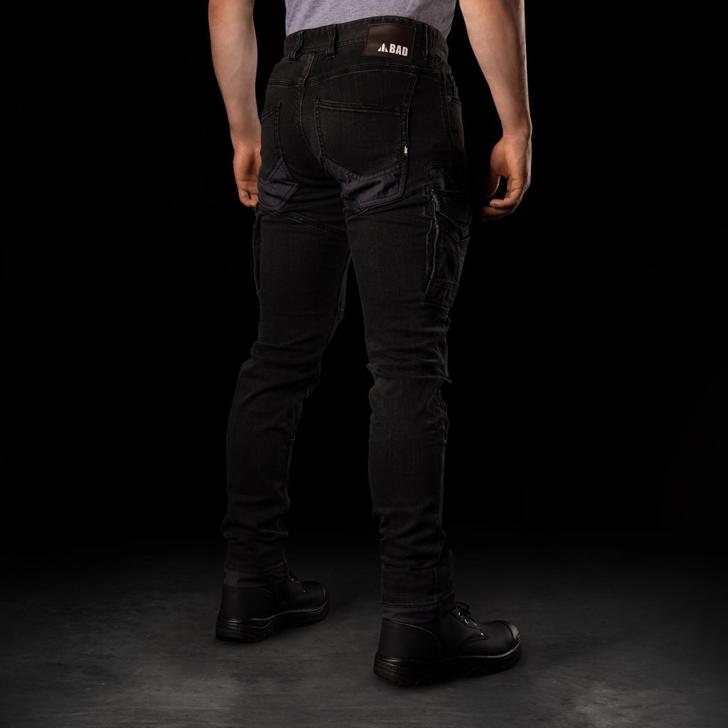 BAD ATTITUDE™ SLIM FIT DENIM WORK JEANS