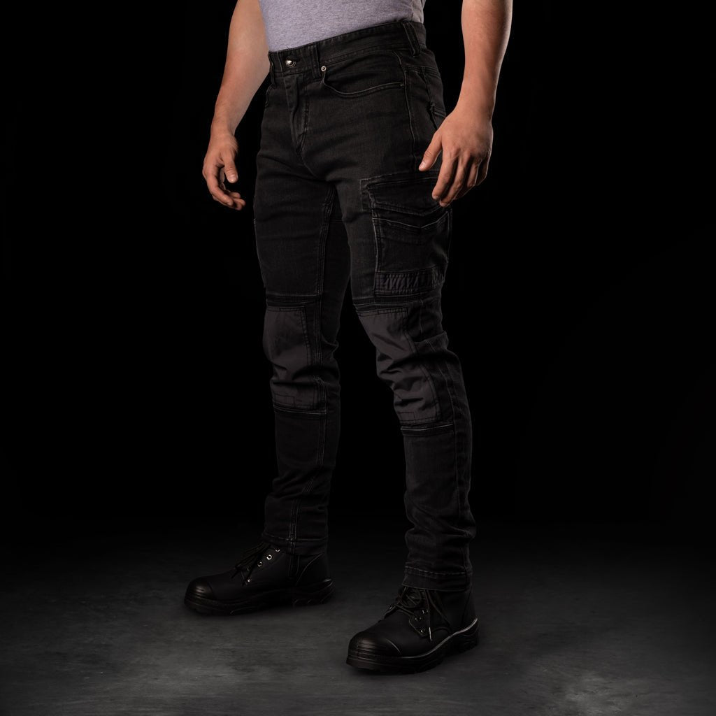 BAD ATTITUDE™ SLIM FIT DENIM WORK JEANS