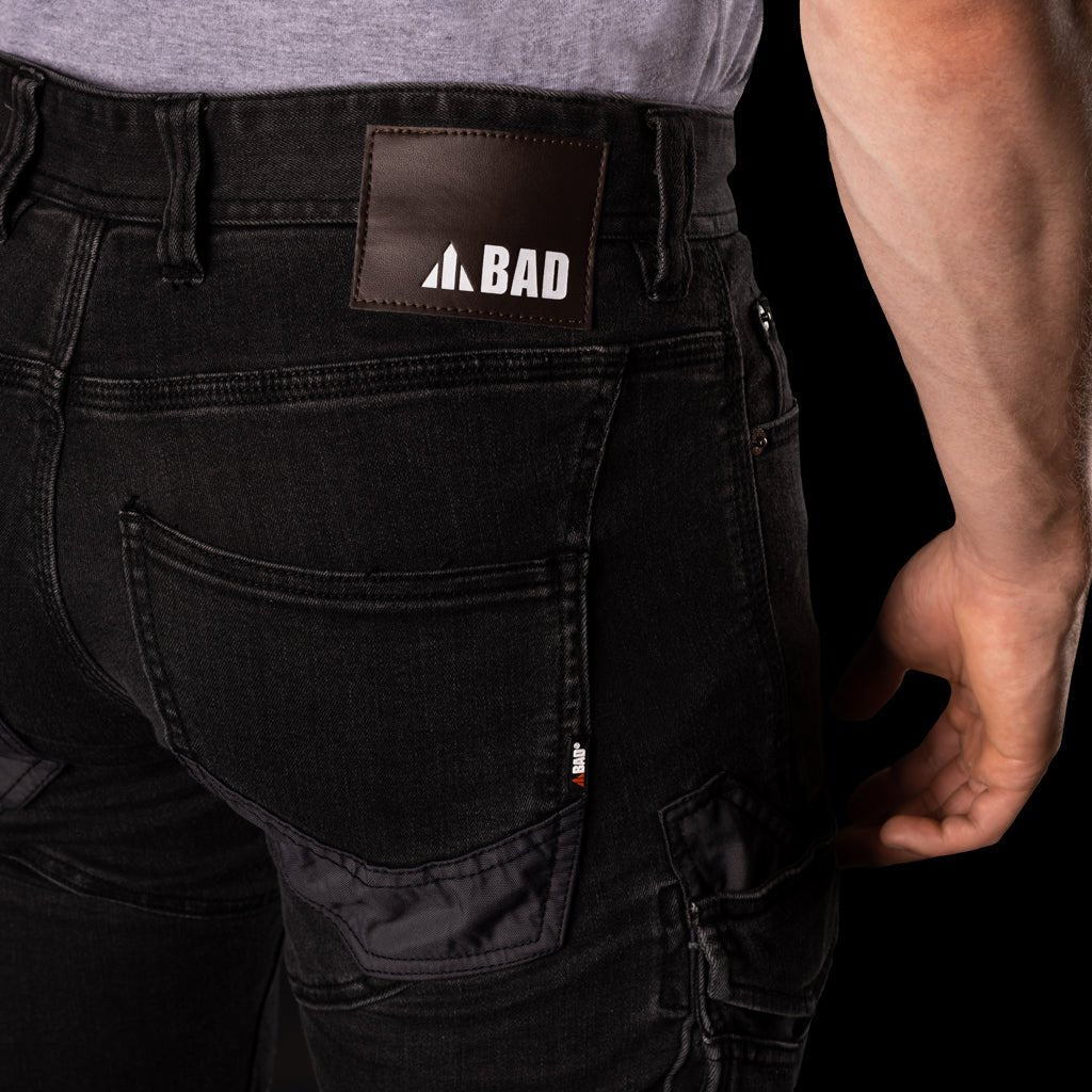BAD ATTITUDE™ SLIM FIT DENIM WORK JEANS