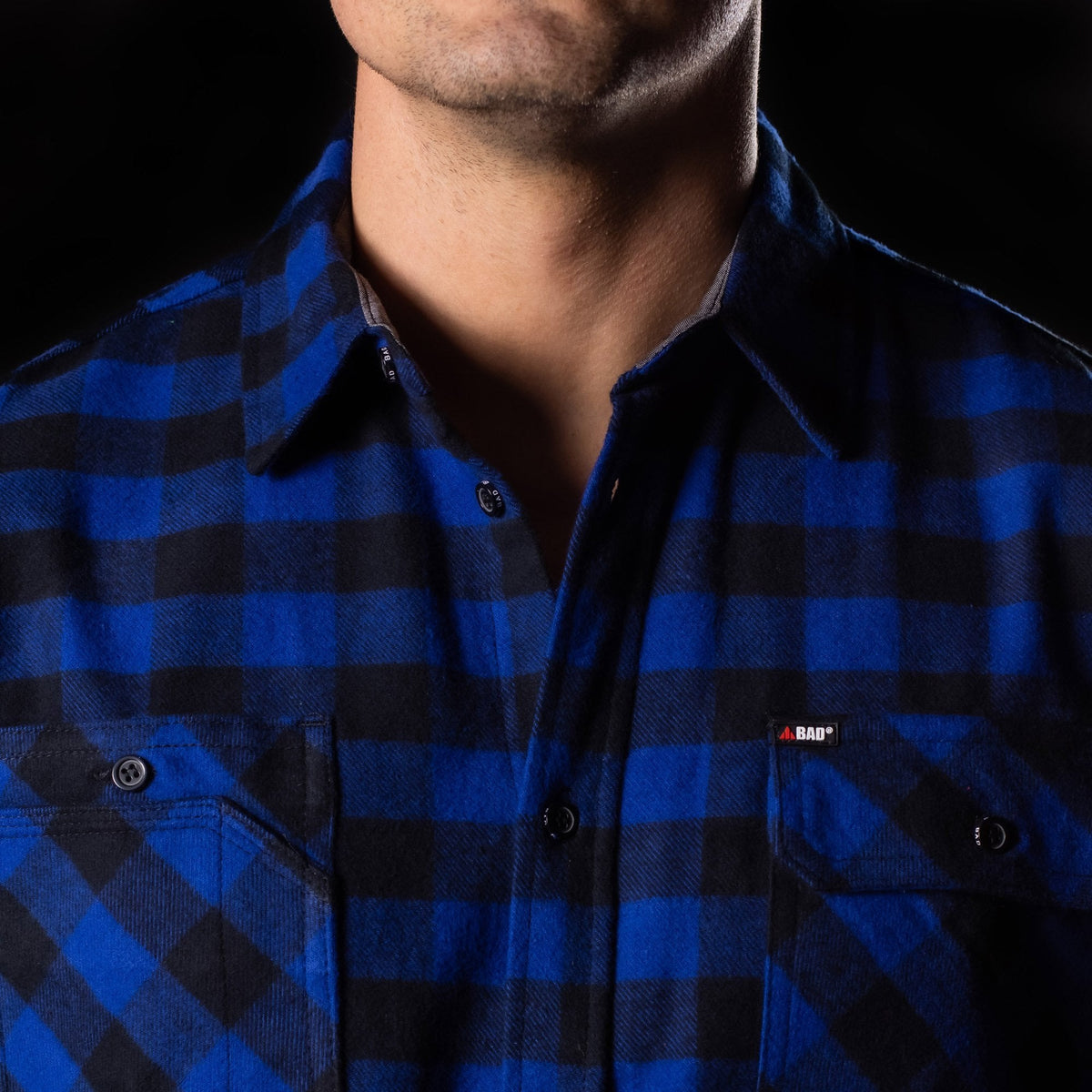 BAD® FLANNELETTE CHECK L/S SHIRT