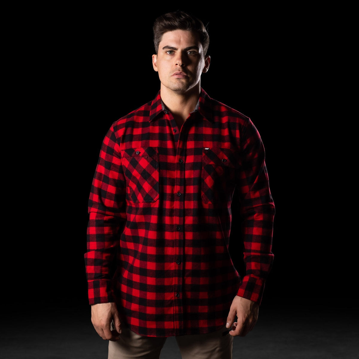 BAD® FLANNELETTE CHECK L/S SHIRT