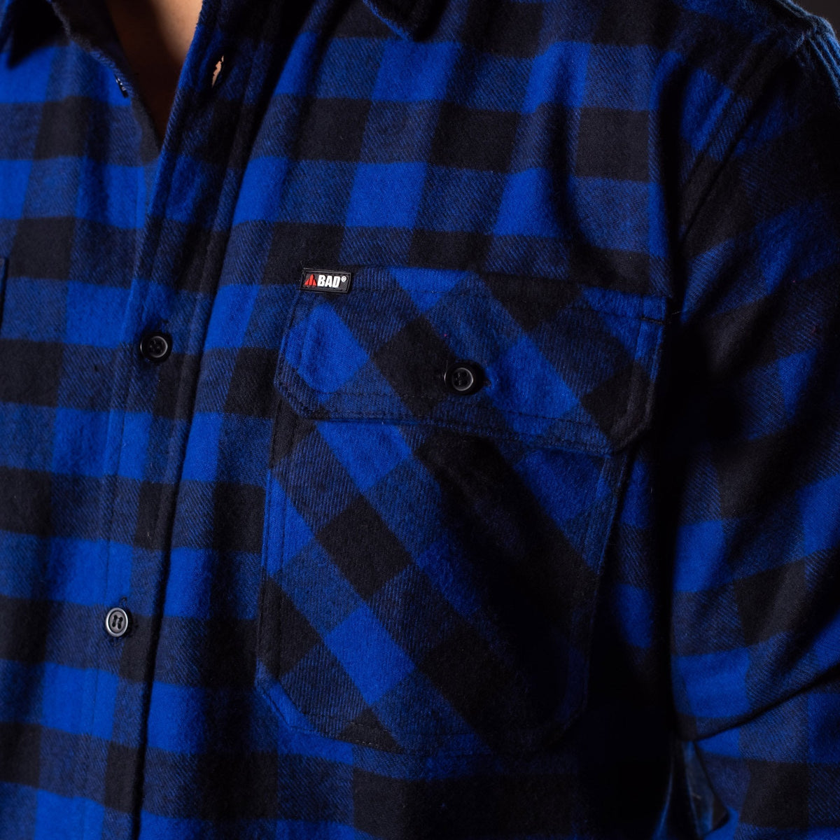 BAD® FLANNELETTE CHECK L/S SHIRT