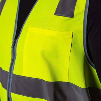 BAD® HI-VIS DAY/NIGHT ZIP SAFETY VEST
