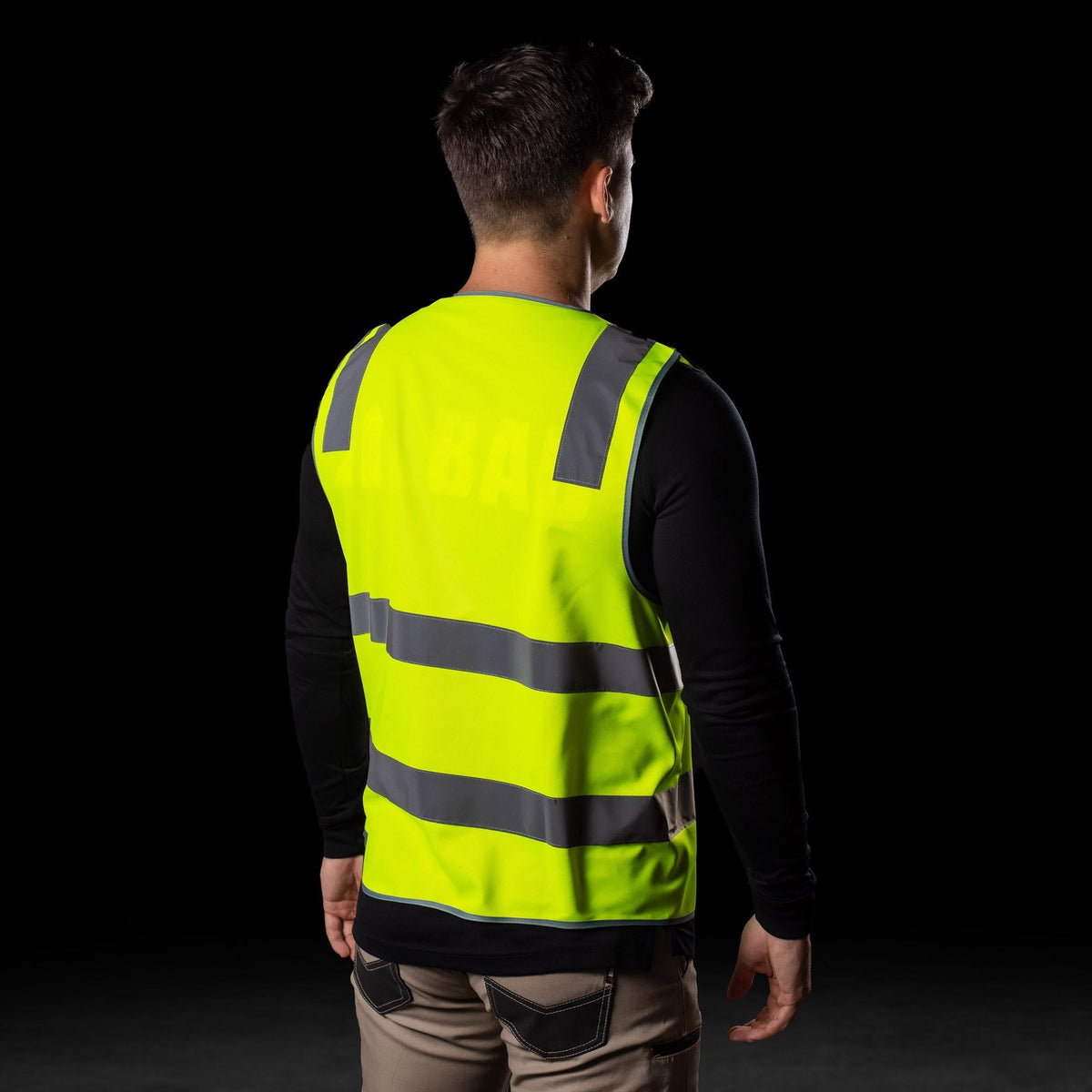 BAD® HI-VIS DAY/NIGHT ZIP SAFETY VEST