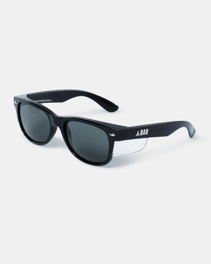 BAD LUCID™  POLARISED SAFETY SUNGLASSES (BLACK/BLACK)