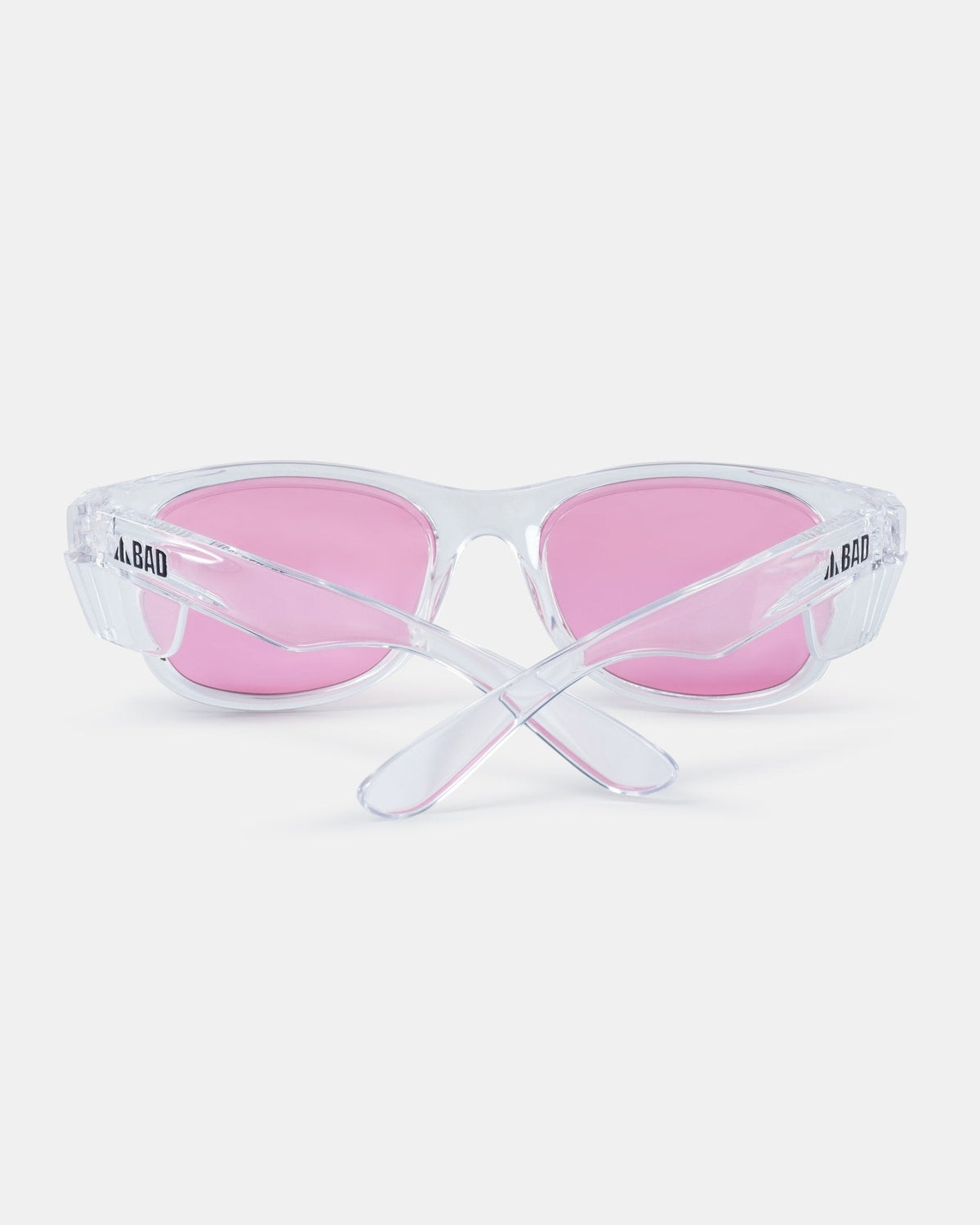 BAD LUCID™ POLARISED SAFETY SUNGLASSES (CLEAR/PINK)