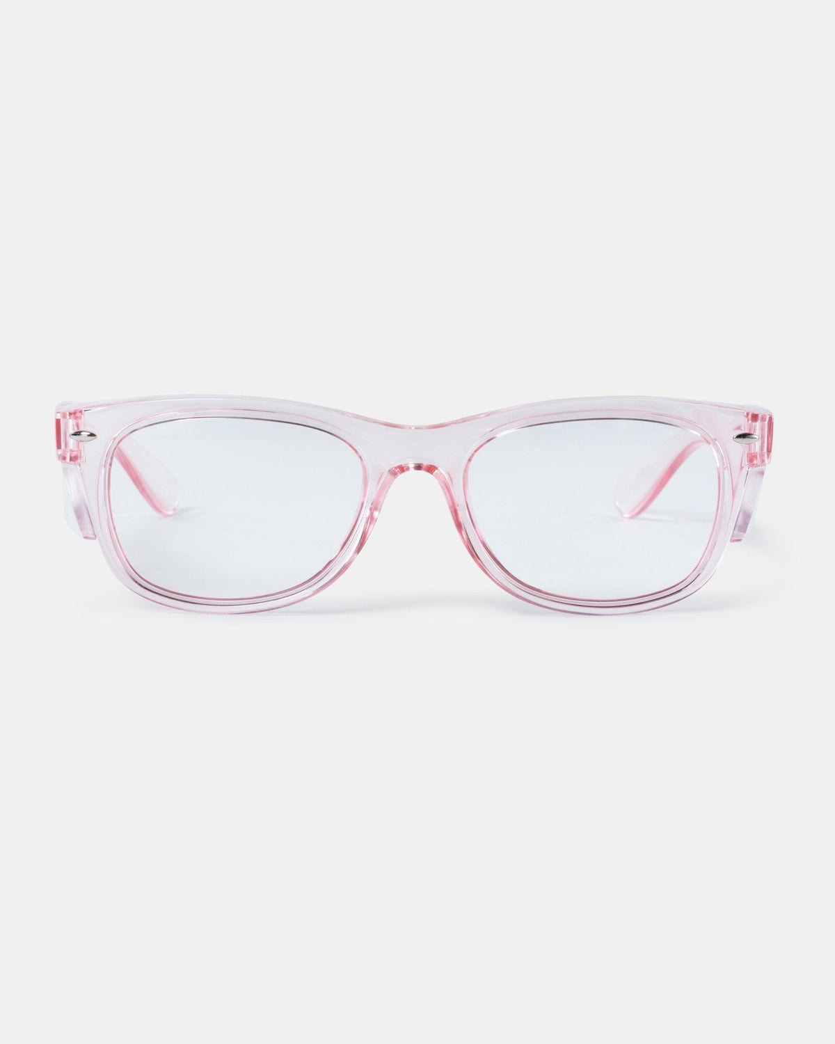 BAD LUCID™ SAFETY GLASSES (PINK/CLEAR)