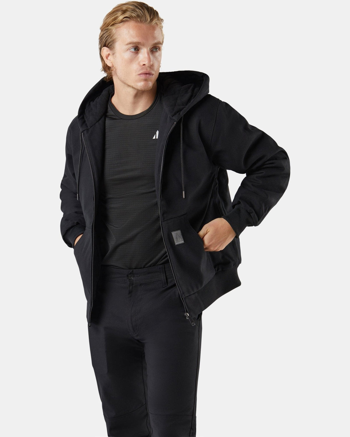 BAD MICHIGAN™ HEAVY-DUTY COTTON CANVAS HOODED JACKET