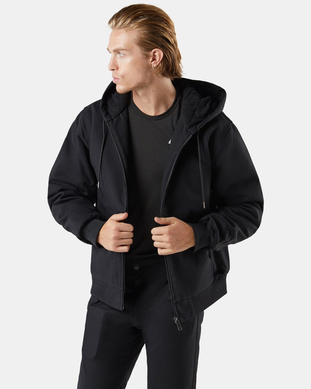 BAD MICHIGAN™ HEAVY-DUTY COTTON CANVAS HOODED JACKET