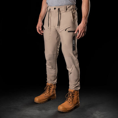 BAD NEXT™ WATERPROOF ELASTIC WAIST CUFFED WORK PANTS