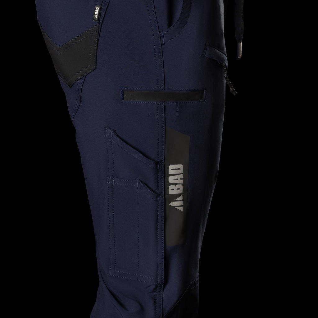BAD NEXT™ WATERPROOF ELASTIC WAIST CUFFED WORK PANTS