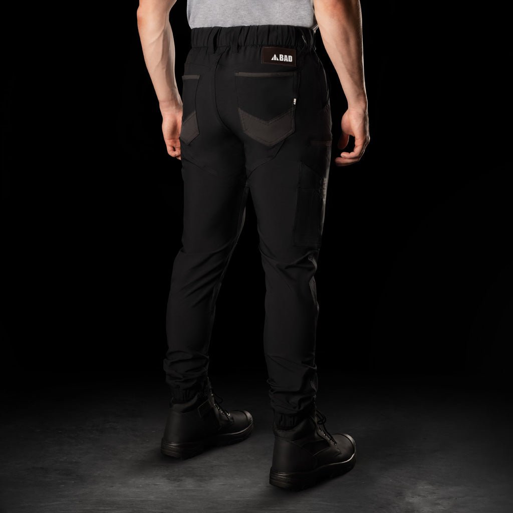 BAD NEXT™ WATERPROOF ELASTIC WAIST CUFFED WORK PANTS