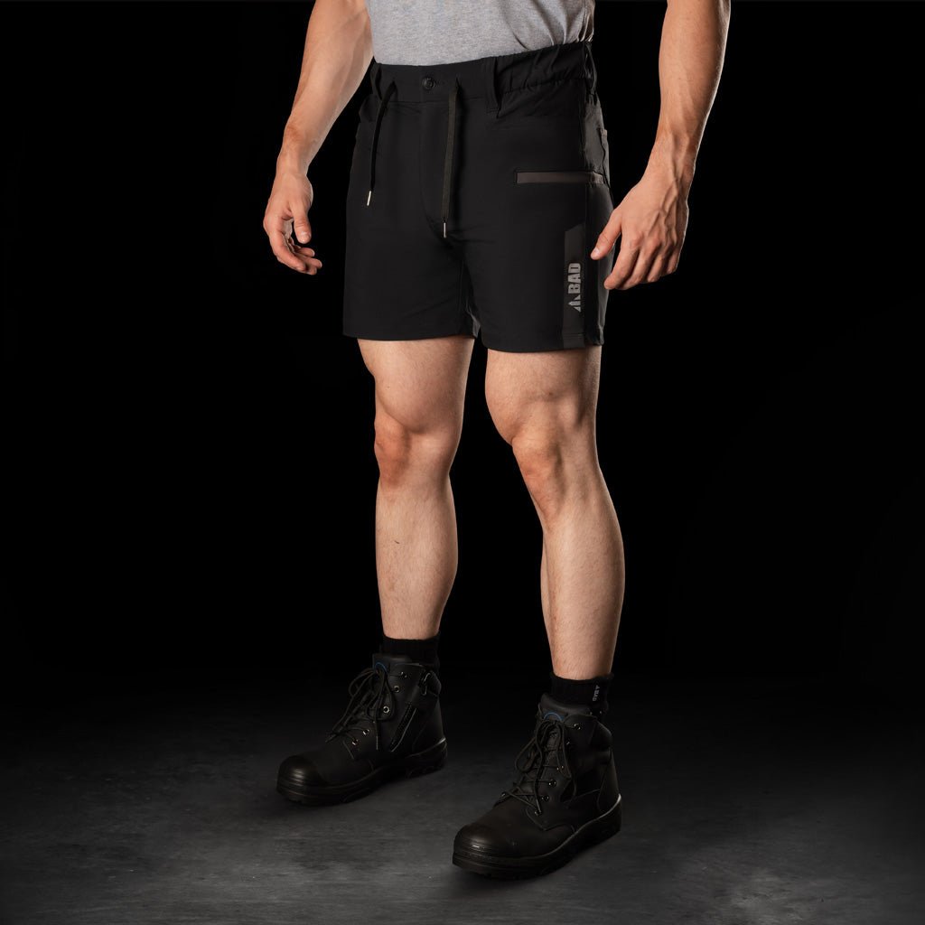 BAD NEXT™ WATERPROOF ELASTIC WAIST SHORT SHORTS