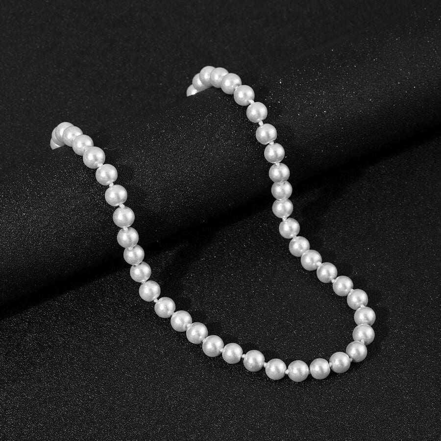 BAD PEARL NECKLACE 50CM