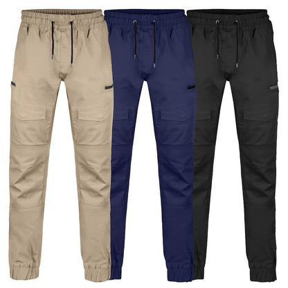BAD SAVIOUR™ CUFFED ELASTIC WAIST WORK PANTS
