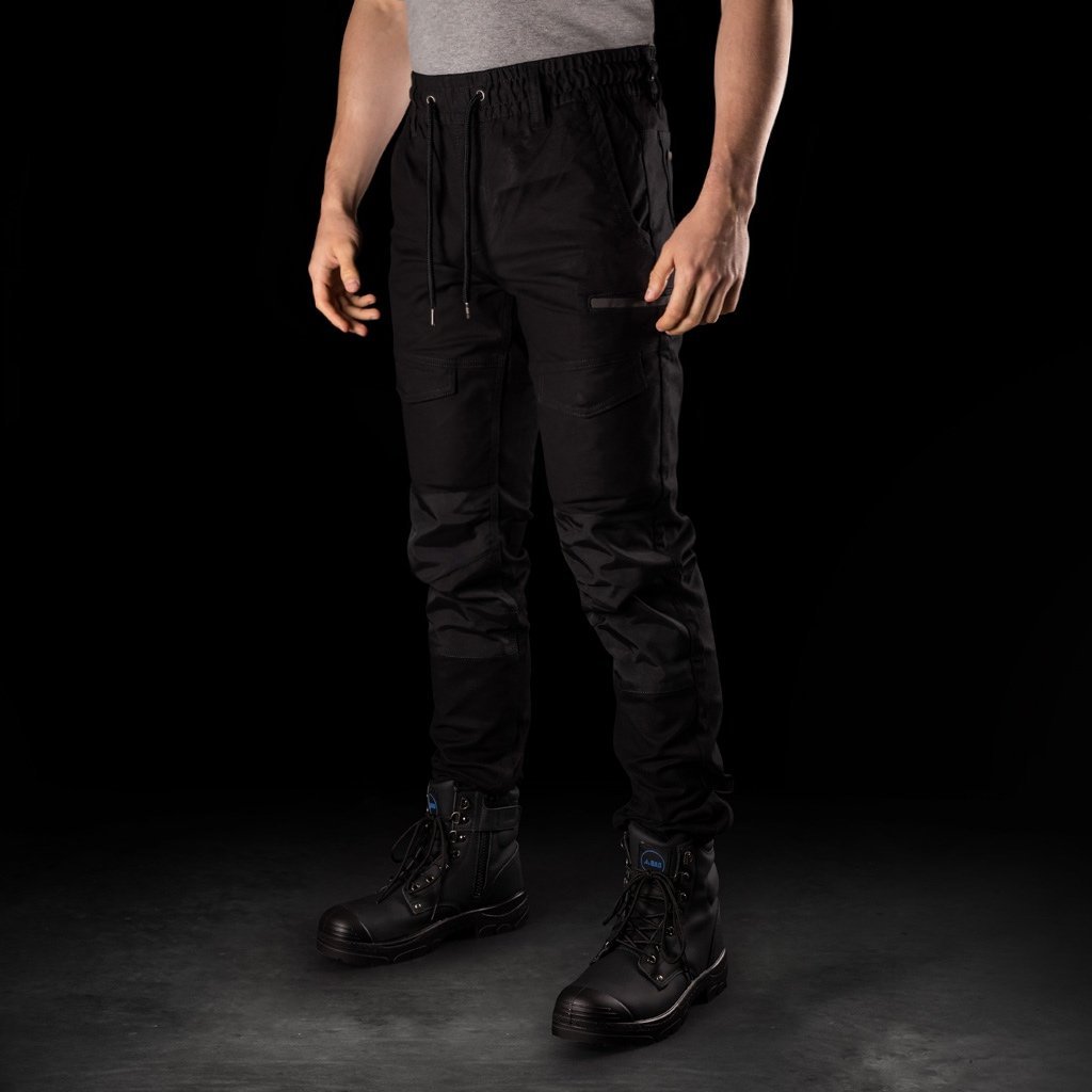 BAD SAVIOUR™ CUFFED ELASTIC WAIST WORK PANTS