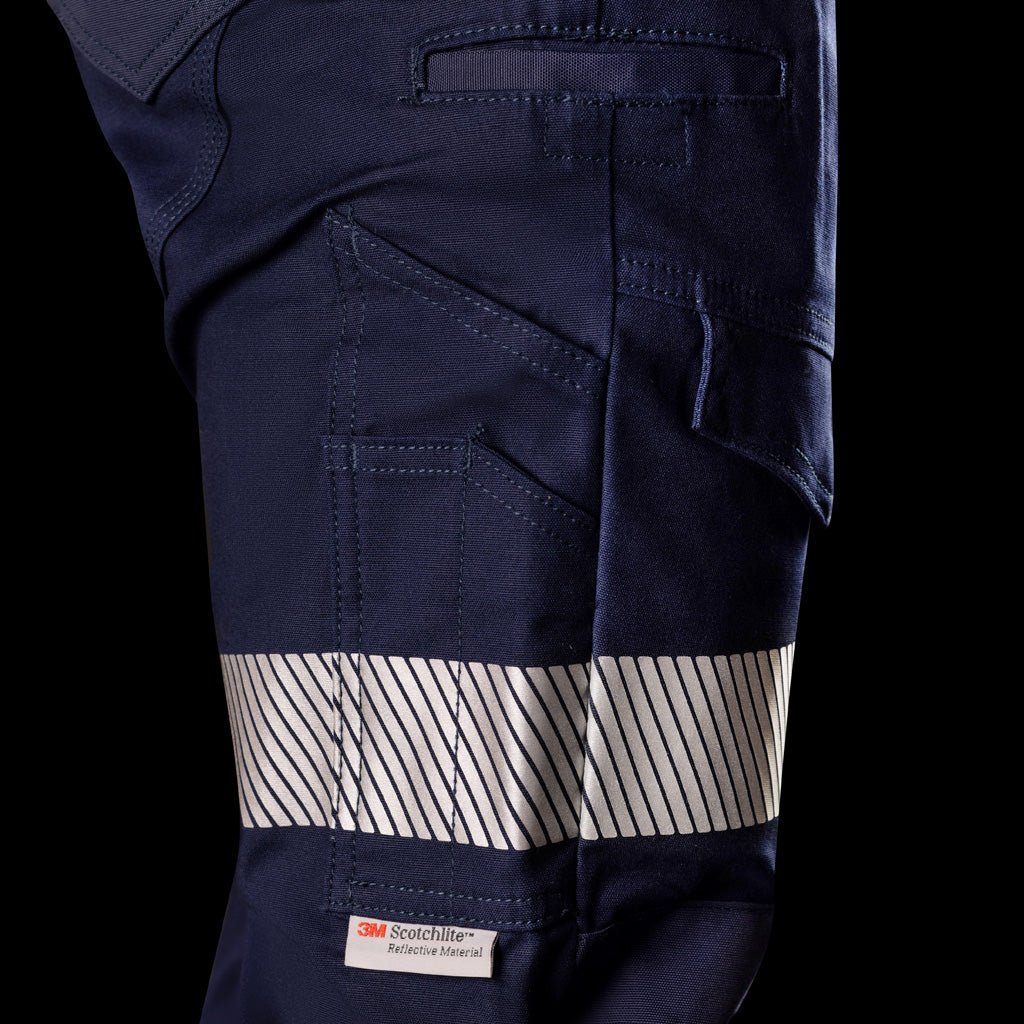 BAD SAVIOUR™ CUFFED ELASTIC WAIST WORK PANTS WITH 3M TAPE