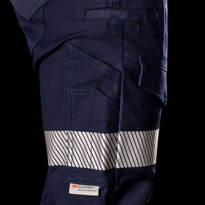BAD SAVIOUR™ CUFFED ELASTIC WAIST WORK PANTS WITH 3M TAPE