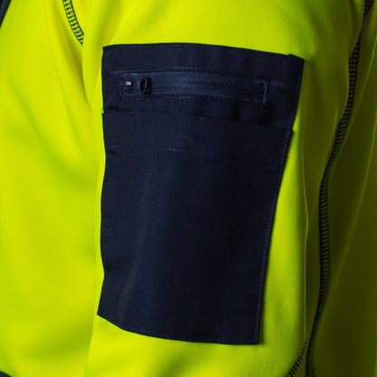 BAD WATERPROOF RAIN-DEFEND™ HI-VIS FLEECE HOODIE