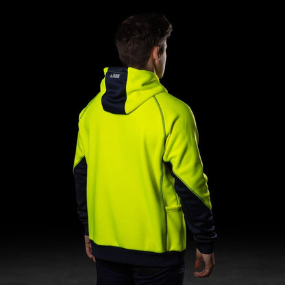 BAD WATERPROOF RAIN-DEFEND™ HI-VIS FLEECE HOODIE