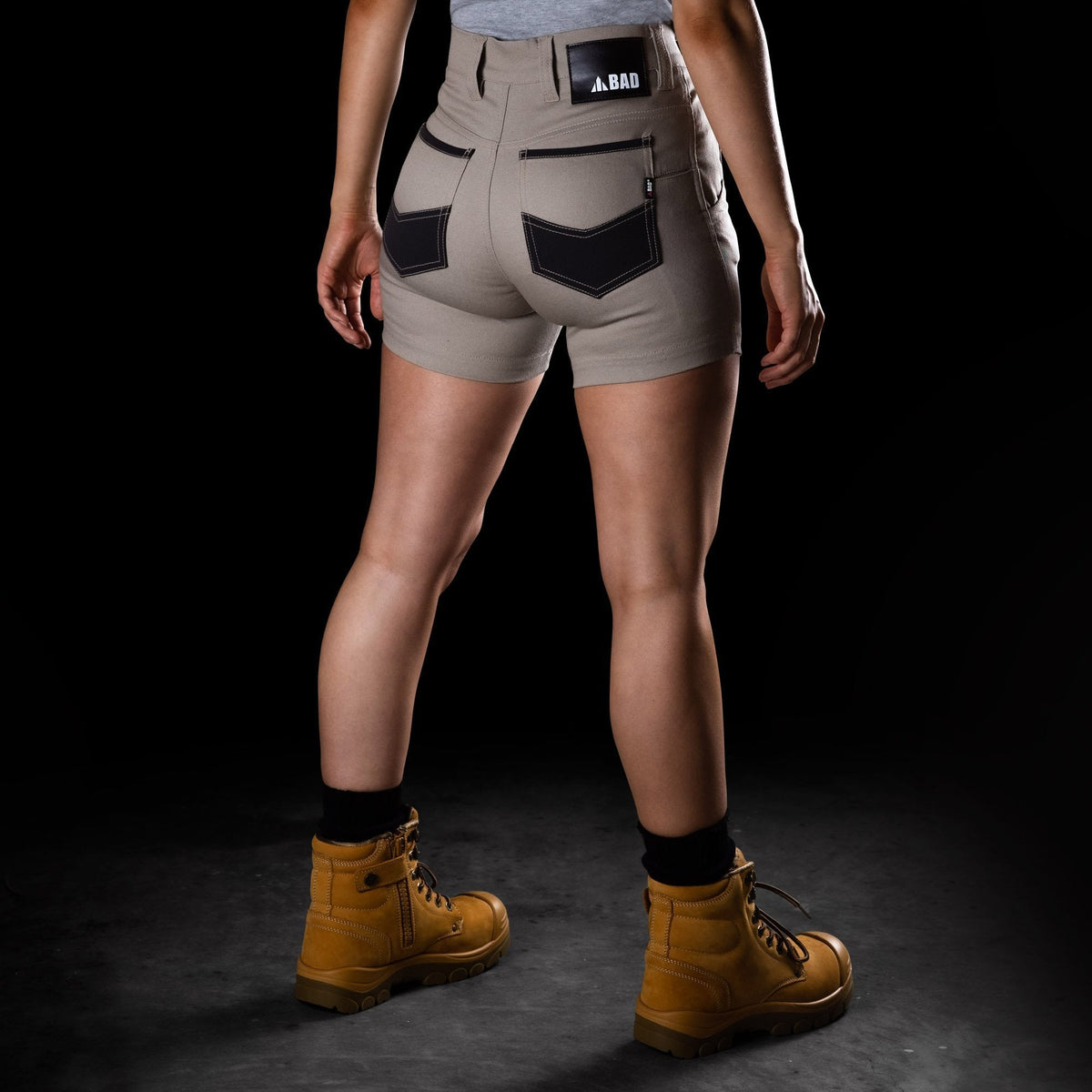 BAD WOMENS FLEX™ HYPERMOVE WORK SHORT SHORTS