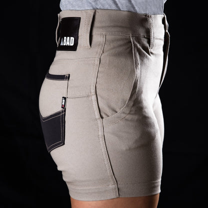 BAD WOMENS FLEX™ HYPERMOVE WORK SHORT SHORTS