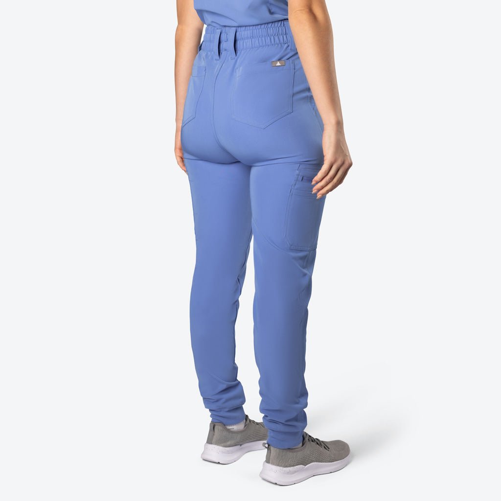 BAD WOMENS REVOLUTIONARY™ SLIM FIT JOGGER SCRUB PANTS