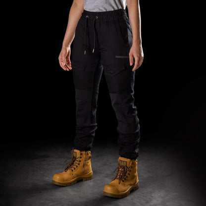 BAD WOMENS SAVIOUR™ CUFFED ELASTIC WAIST WORK PANTS