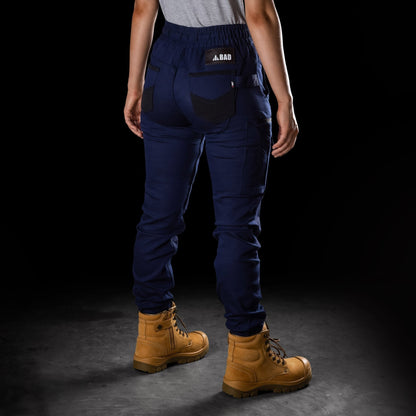 BAD WOMENS SAVIOUR™ CUFFED ELASTIC WAIST WORK PANTS