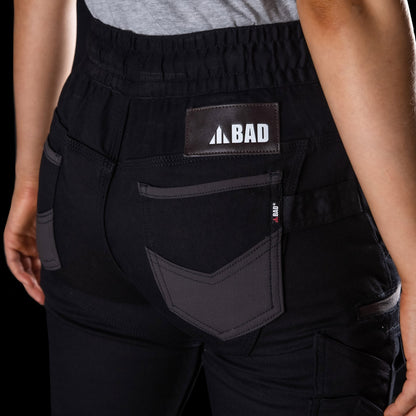 BAD WOMENS SAVIOUR™ CUFFED ELASTIC WAIST WORK PANTS