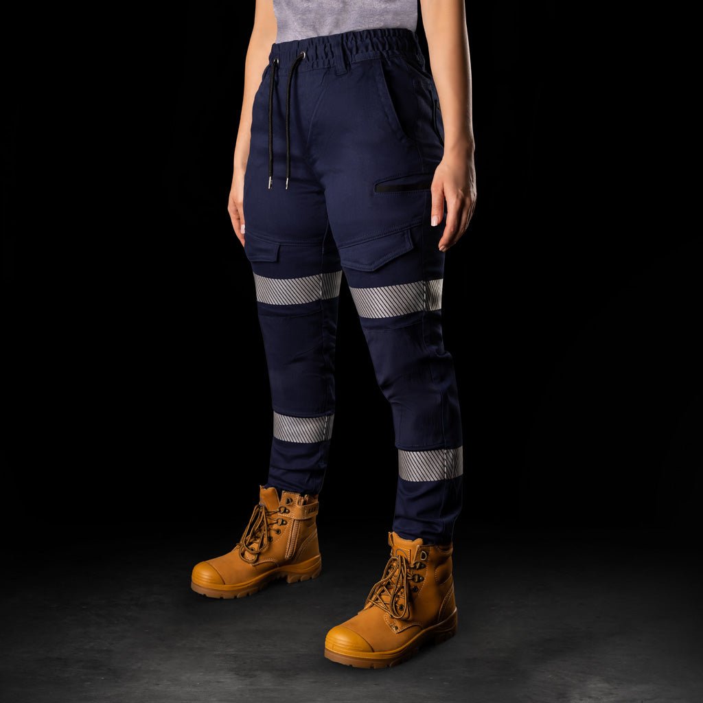 BAD WOMENS SAVIOUR™ CUFFED ELASTIC WAIST WORK PANTS WITH 3M TAPE