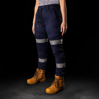 BAD WOMENS SAVIOUR™ CUFFED ELASTIC WAIST WORK PANTS WITH 3M TAPE