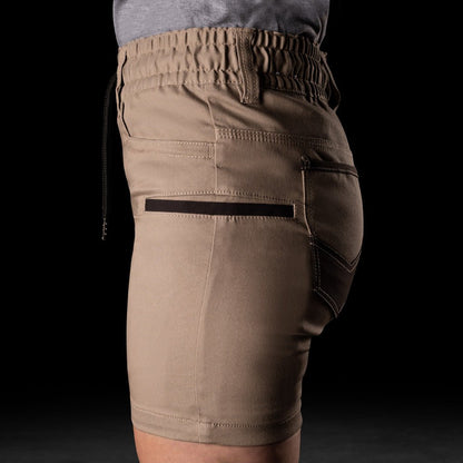 BAD WOMENS SAVIOUR-PRO™ ELASTIC WAIST WORK SHORT SHORTS