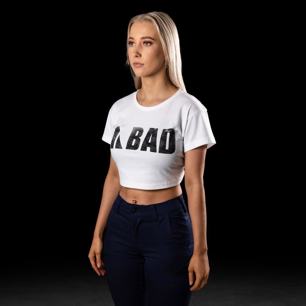 BAD® WOMEN'S TRADEMARK CROP S/S T-SHIRT
