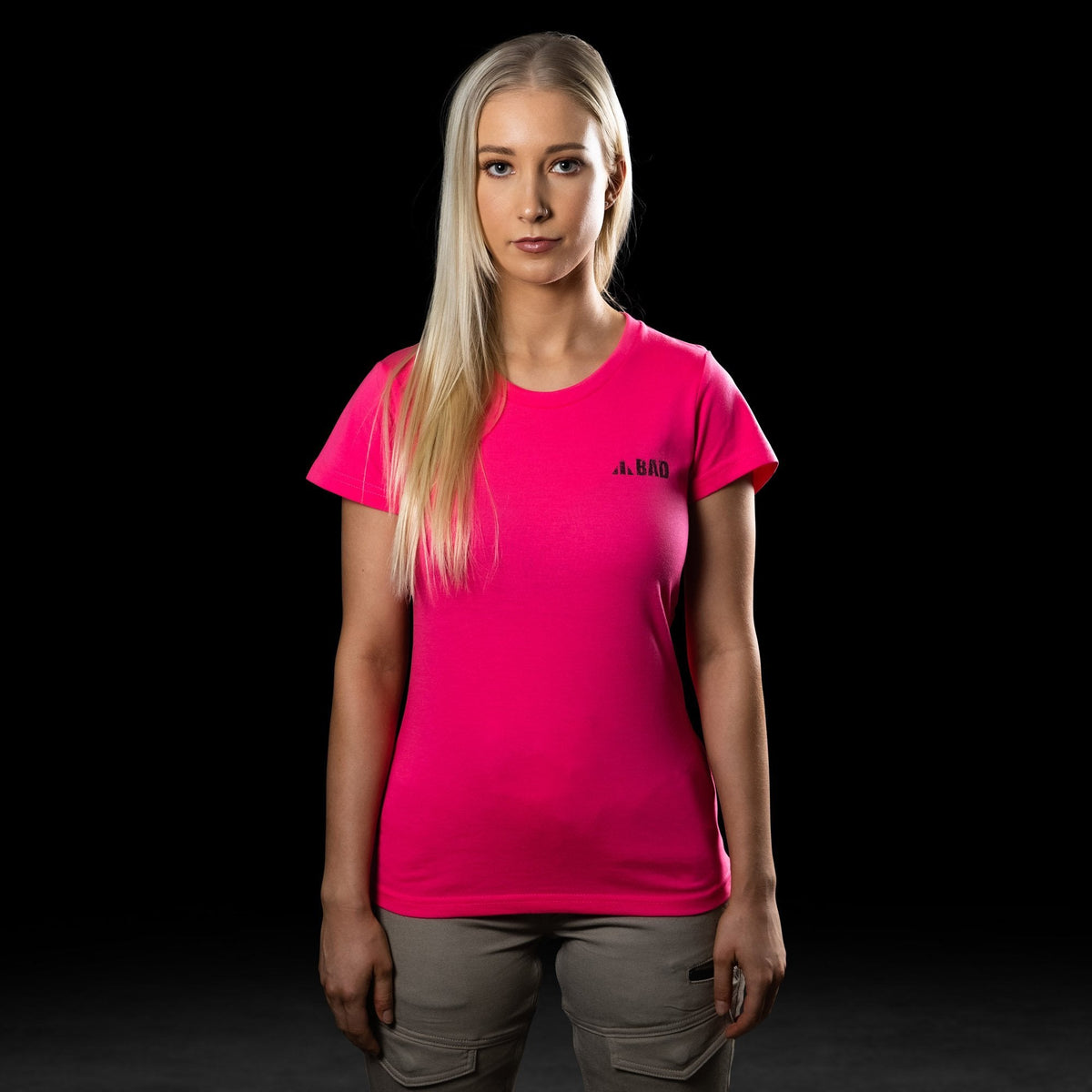 BAD® WOMENS TRADEMARK HI-VIS S/S T-SHIRT